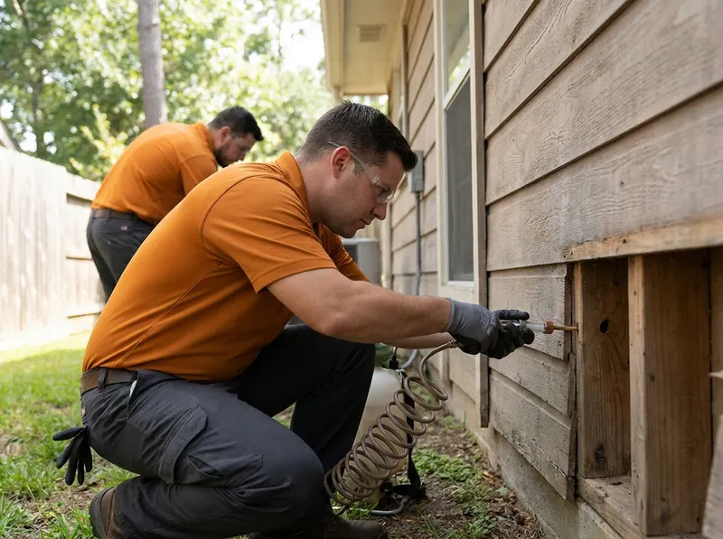 Drywood Termite Localized Timber Injection in Houston, TX