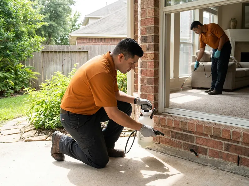 Fleas & Ticks Interior/Exterior Eradication in Houston, TX