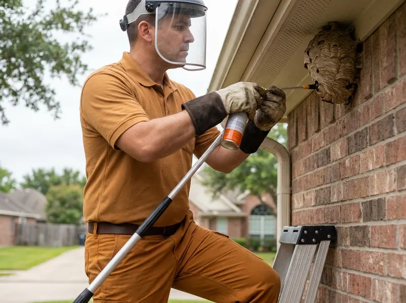 Stinging Insect & Wasp Nest Removal in Houston, TX