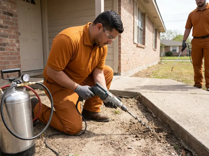 Subterranean Termite Soil & Slab Treatment in Houston, TX